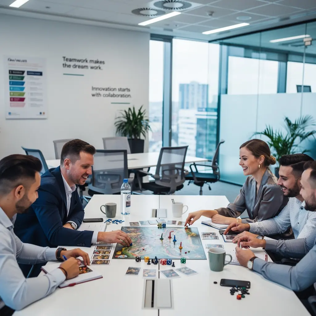 Professional team collaboration